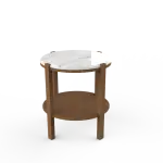 Milky Side Table