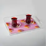 Orange Printed tray