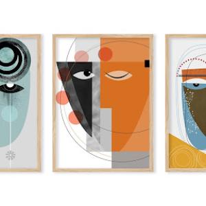 Abstract Figurine Geometric