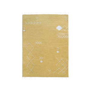 Yellow Scattered Stitch Rug