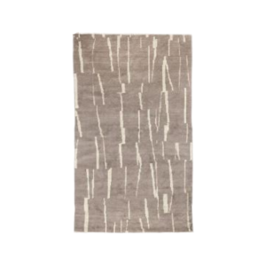 Beige Broken Chaains Hand-Knotted Carpet