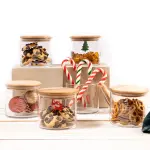 Pasabahce Essentials Jar - Frosted Christmas Tree 3