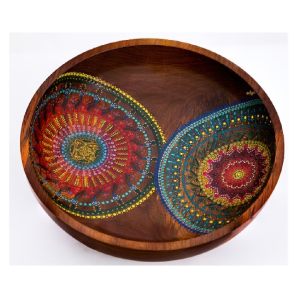 Orange tropical Plate