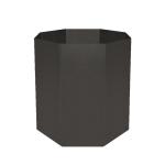 Octagonal metal planter