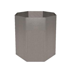 Octagonal metal planter