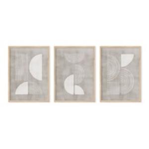 Set Of 3 Geometric Abstract