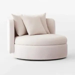 Lucie Outdoor Swivel Chair by Goncalo Campos