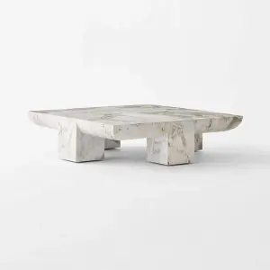 Marlo Marble Coffee Table by Jerome Byron