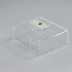 Marble 6-compartment box