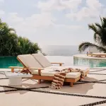 Pinet Teak Sun Lounge by Ross Cassidy