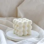Bubble Whisper candle (White)