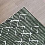 Veneto Green Premium Chenille Rug