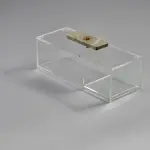 Marble knob small 3-compartment box