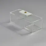 Marble knob small 3-compartment box