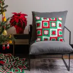 Christmas Crochet cushion