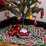 Festive Santa Cushion