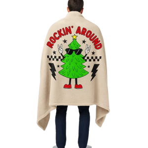 Rockin- Christmas Fleece Blanket