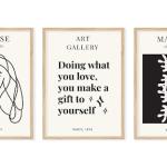 Abstract Matisse Art Set