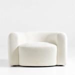 Boucle Curved Chair