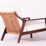 The linear chair with footrest