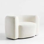 Boucle Curved Chair