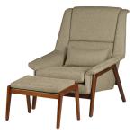 MAGNUS - Lounge - Fauteuil Armchair with footrest