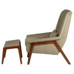 MAGNUS - Lounge - Fauteuil Armchair with footrest