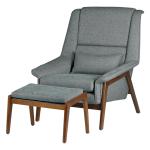 MAGNUS - Lounge - Fauteuil Armchair with footrest