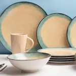 Sevu Dinner Set of 24 Porcelain Plates