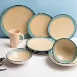 Sevu Dinner Set of 24 Porcelain Plates