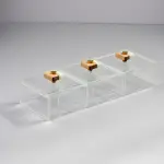Resin Large 3-compartments box