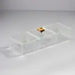 Resin Large 3-compartments box