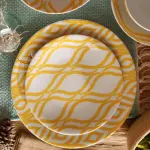 Yuli dinner set 24 porcelain plates