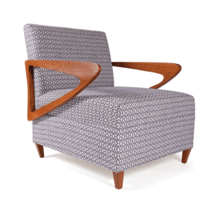 Lego l-shape arm chair (wooden arm)