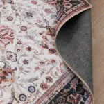 PERSISK Dark Color Vintage Chenille Rug