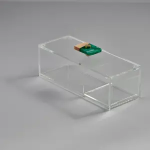 Resin small 3-compartment box