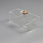 Resin small 3-compartment box