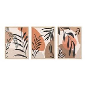 Abstract tropical leaves