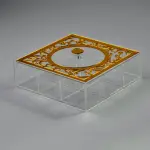 Arabic Calligraphy 9-compartments teabox