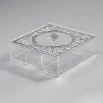 Arabic Calligraphy 9-compartments teabox