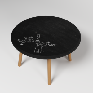 Chalkboard Round Table