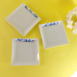 Blue Easter Egg Dessert Plates Set of Six