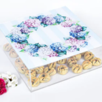Hydrangea Plexi Box 25X25CM