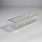 Greek key Large 3-compartment box