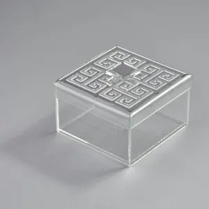 Greek Key 4-compartment box