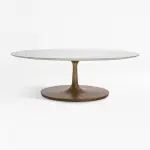 Wythe Brass Base Coffee Table
