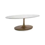 Wythe Brass Base Coffee Table