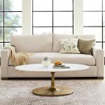Wythe Brass Base Coffee Table