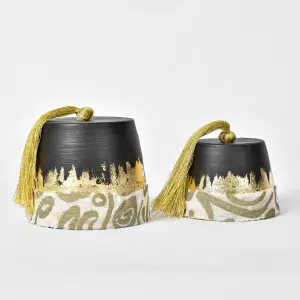 Calligraphy Tarboosh set of 2