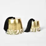 Calligraphy Tarboosh set of 2